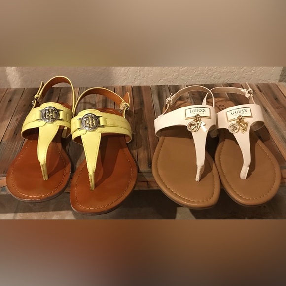 Tommy Hilfiger x GUESS Los Angeles Sandals Bundle (Size 6.5M) - Picture 3 of 13
